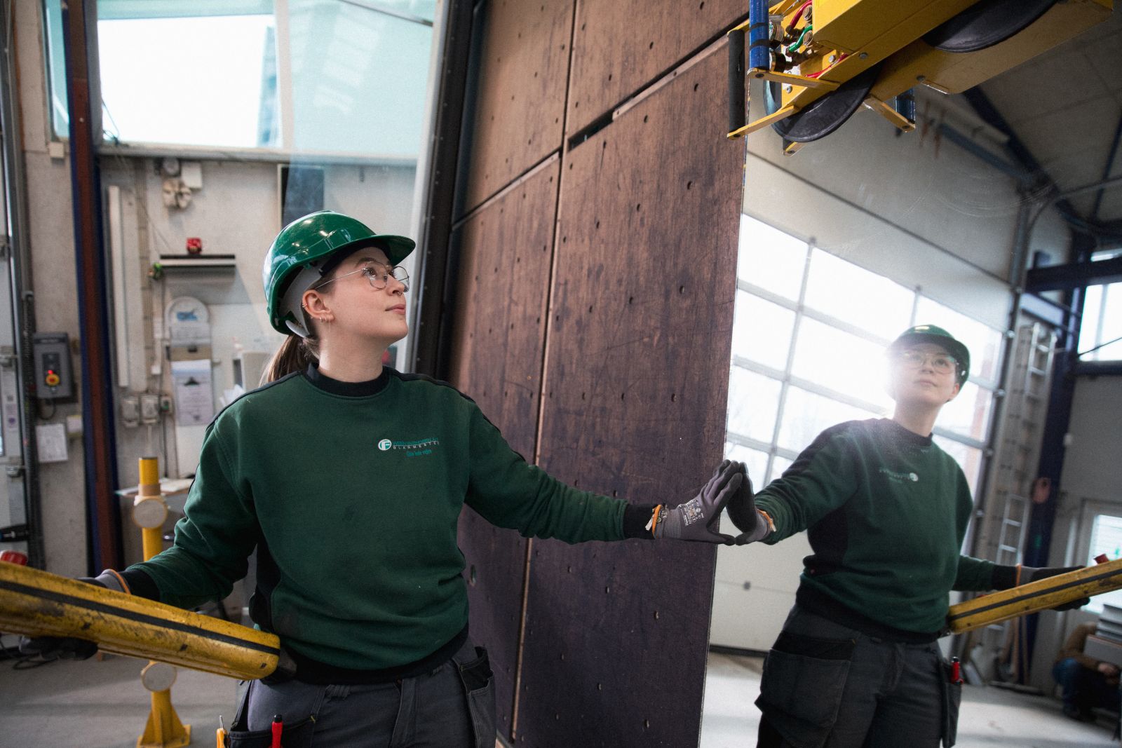 Liva som frontfigur for glarmesteruddannelsen hos Byggeriets Uddannnelser