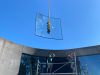 Glasfacade til museumsbygning