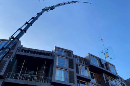 Vinduer til en prisvindende bygning