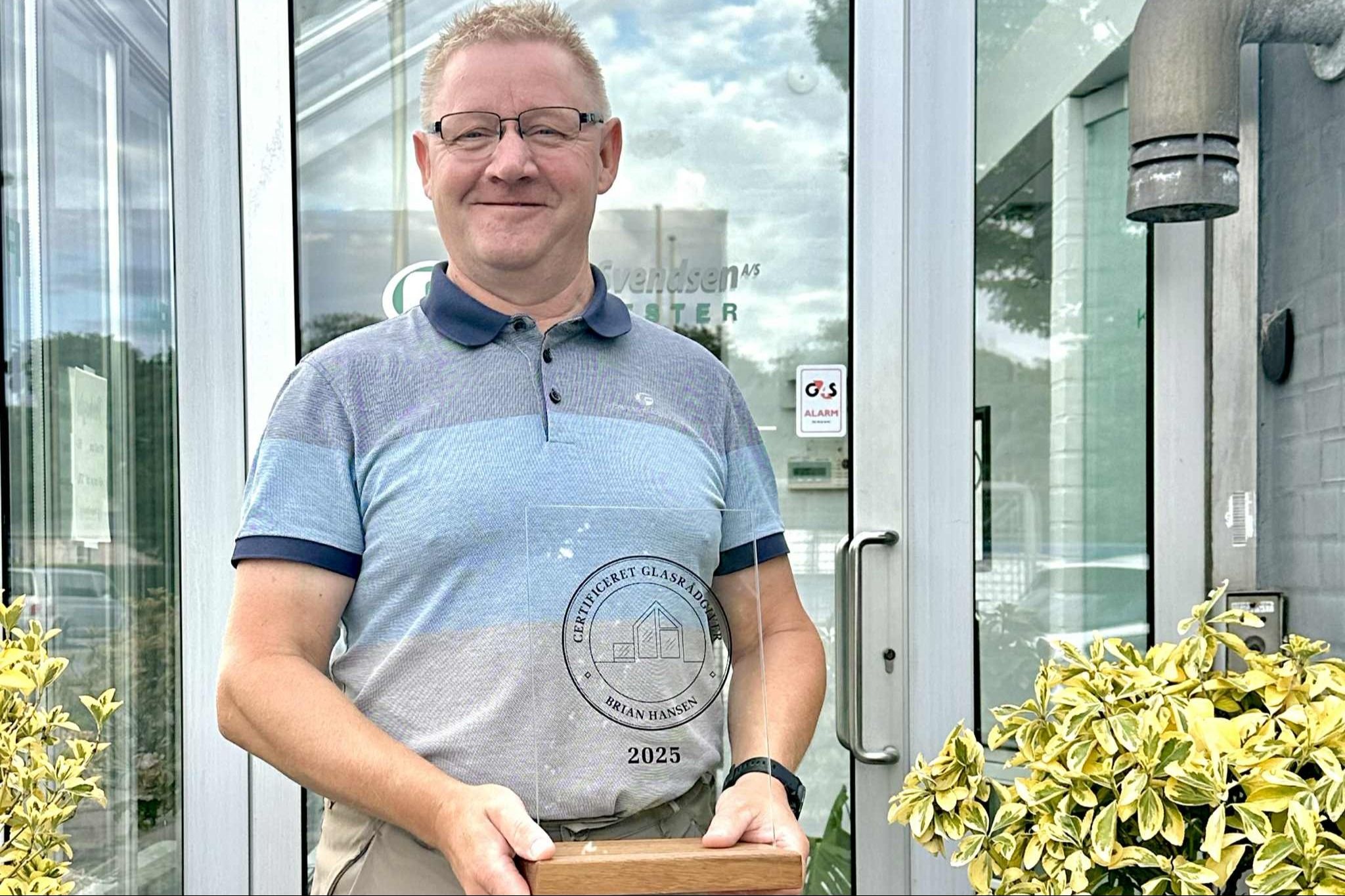 Brian er nu certificeret glasrådgiver